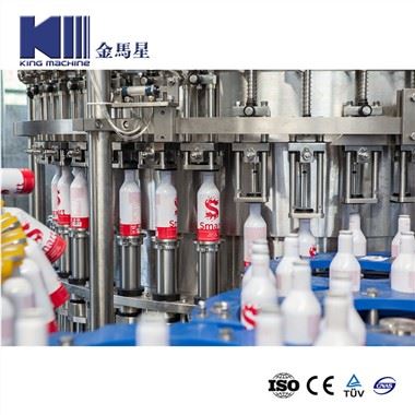 Автоматическая машина для розлива газированных напитков в пластиковых контейнерах
